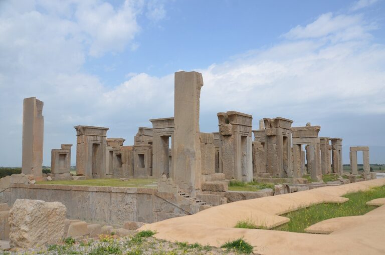 Ruins of the Tachara in Persepolis
