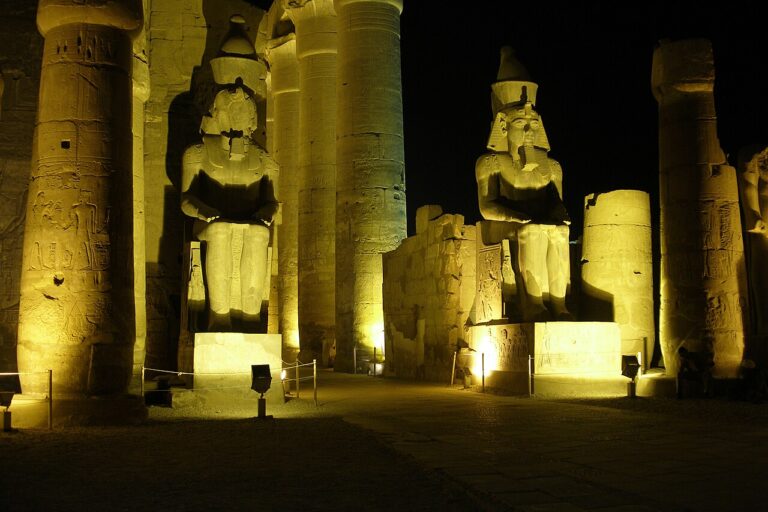 Luxor Temple, Statues, Luxor, Egypt