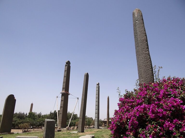 Stelae in Main Stelae Field Axum Ethiopia 02