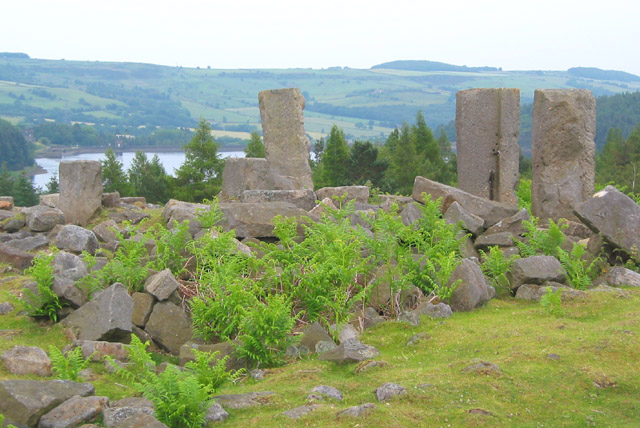 Ruins of North America Farm by Langsett reservoir