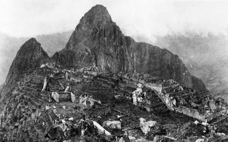 This Picture Gives a General View of About One Half of the City of Machu Picchu