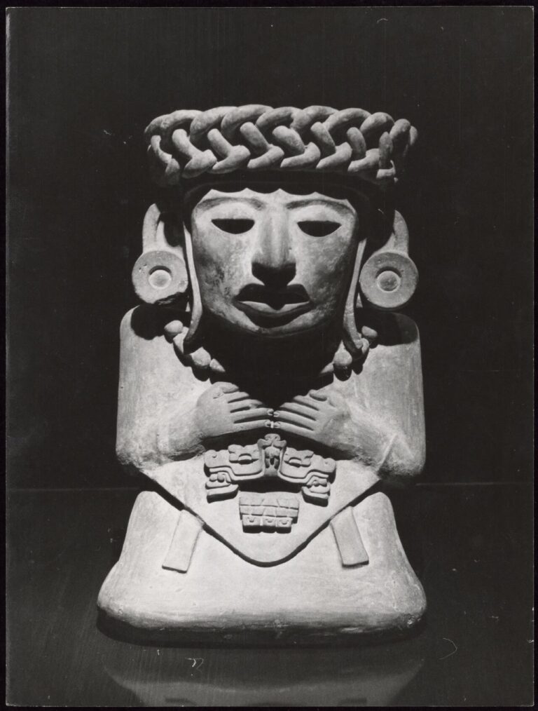 Stone bust from central Mexico