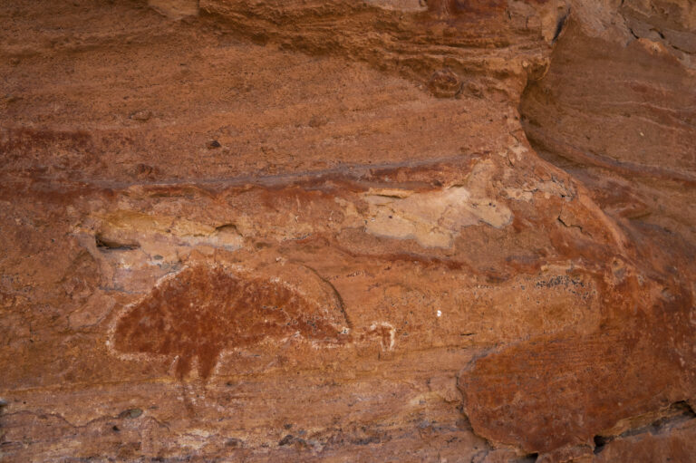 Rock art in Keep River National Park