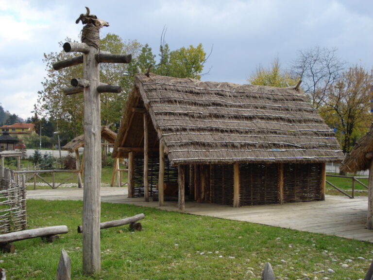 Reconstructed Neolithic house