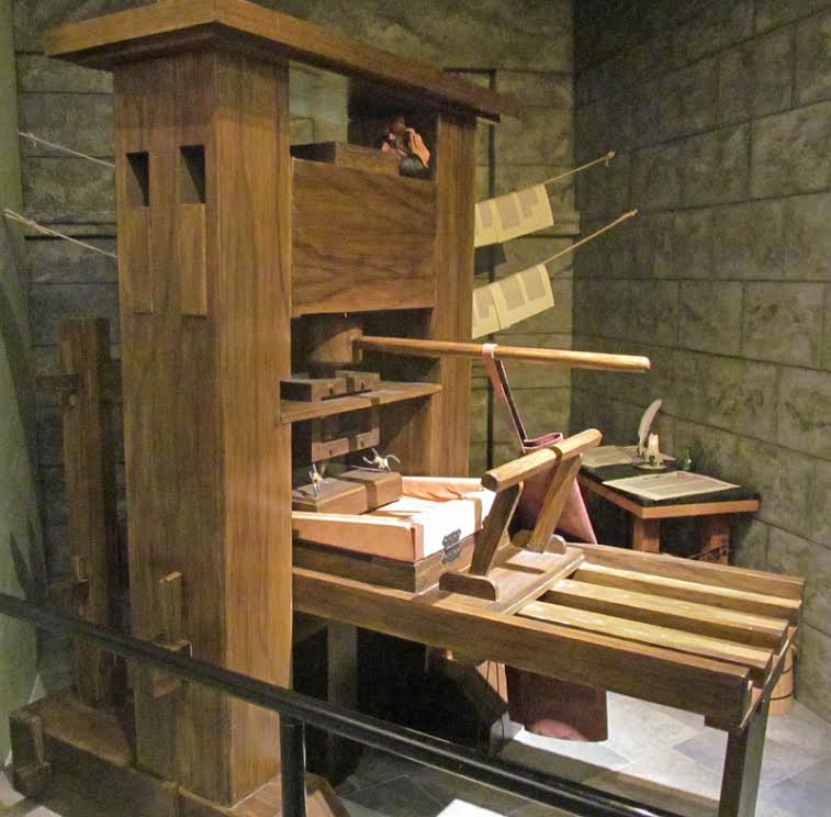 Creation Museum printing press