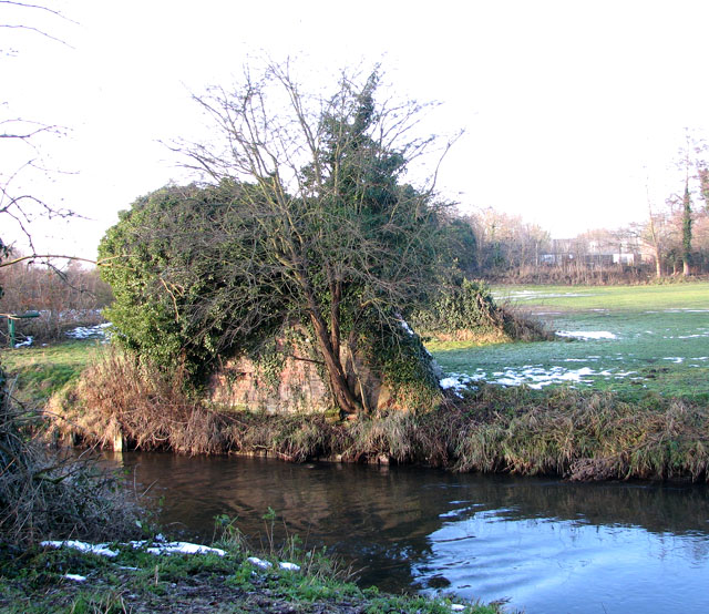 The railway once used to run along here