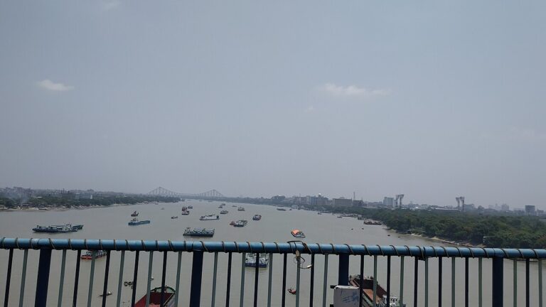 Kolkata Skyline over Hooghly by Vinay Agarwal