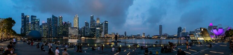 Singapore, Marina Bay, Night View 81