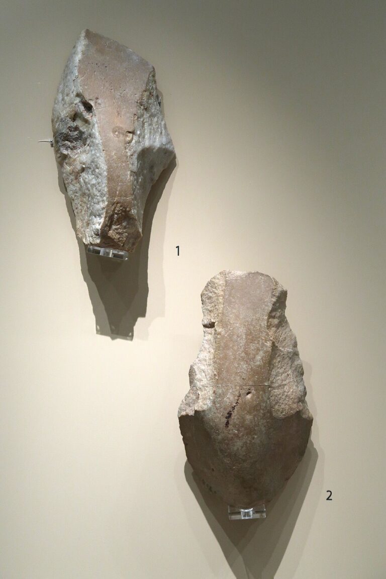 Paleolithic Cleavers. Gyeonggi do. National Museum of Korea