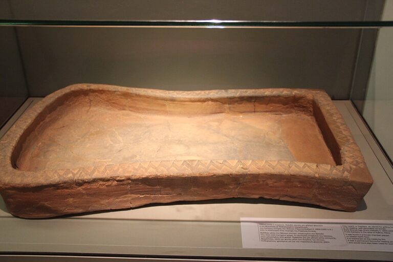 Ancient Greece Early Bronze Age Clay Fireplace