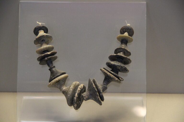Bronze Age Stone Necklace from Tiryns Acropolis