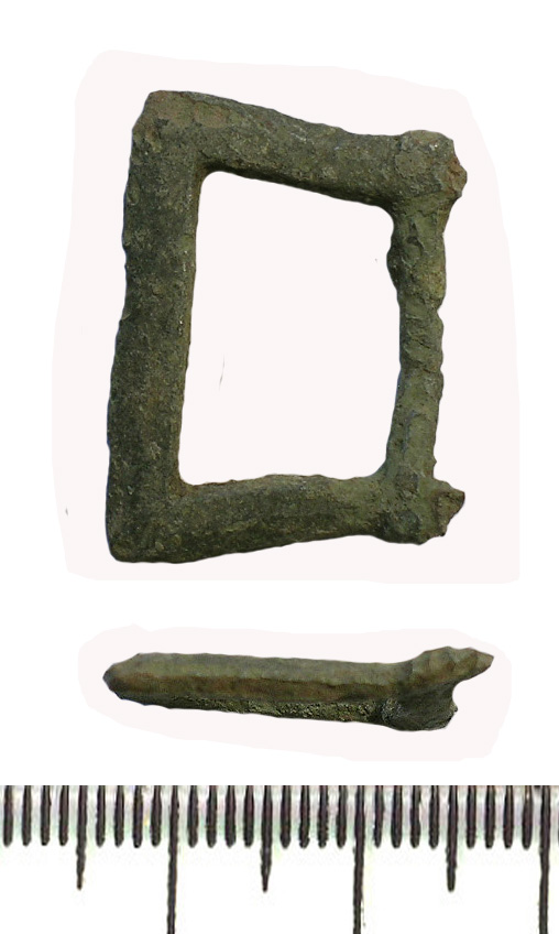 Medieval to post medieval trapezoidal buckle