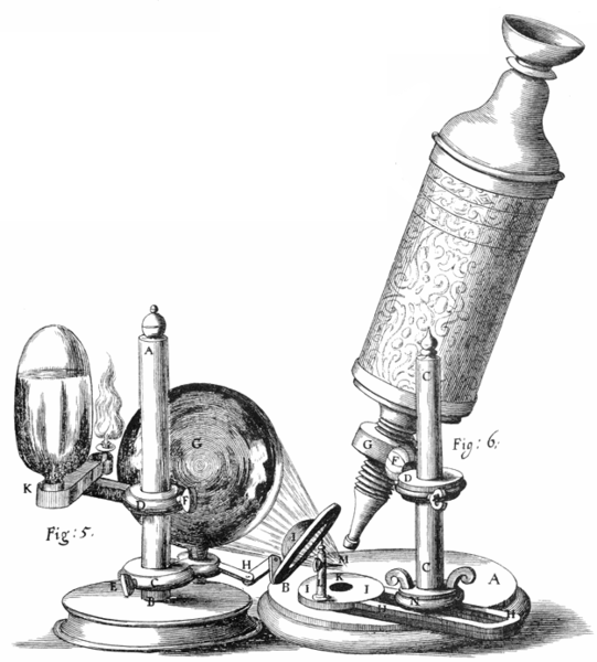 Robert Hooke's microscope