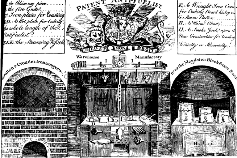 Stratton and Crouder's manufactory and warehouse, near the Magdalen, Blackfriers Road, for the following new and patent inventions Fleuron T219969 1