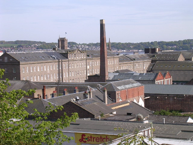Inner city industrial area Dundee
