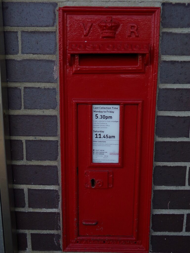 Railway Station Victorian Postbox