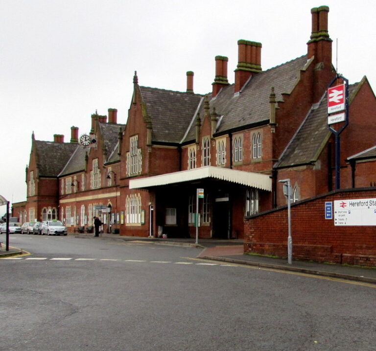 Victorian railway station buildings, Hereford