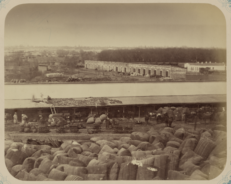 Syr Darya Oblast. City of Tashkent. Construction of a Trade Fair