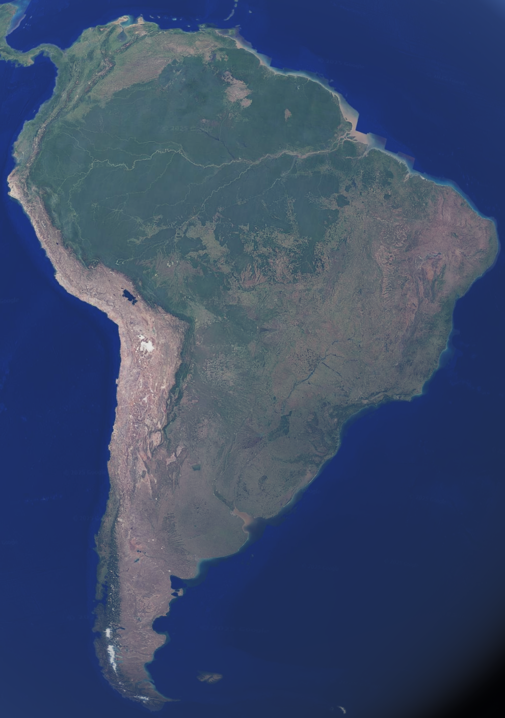 South America Map