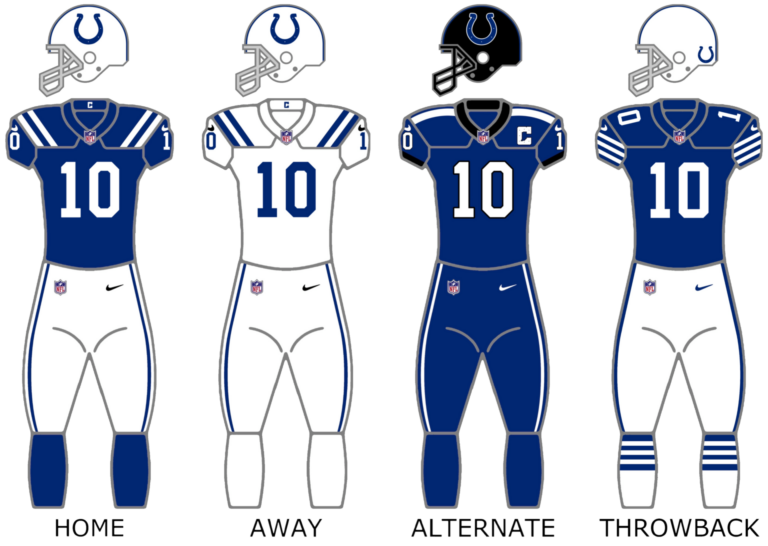 Indianapolis Colts uniform graphic