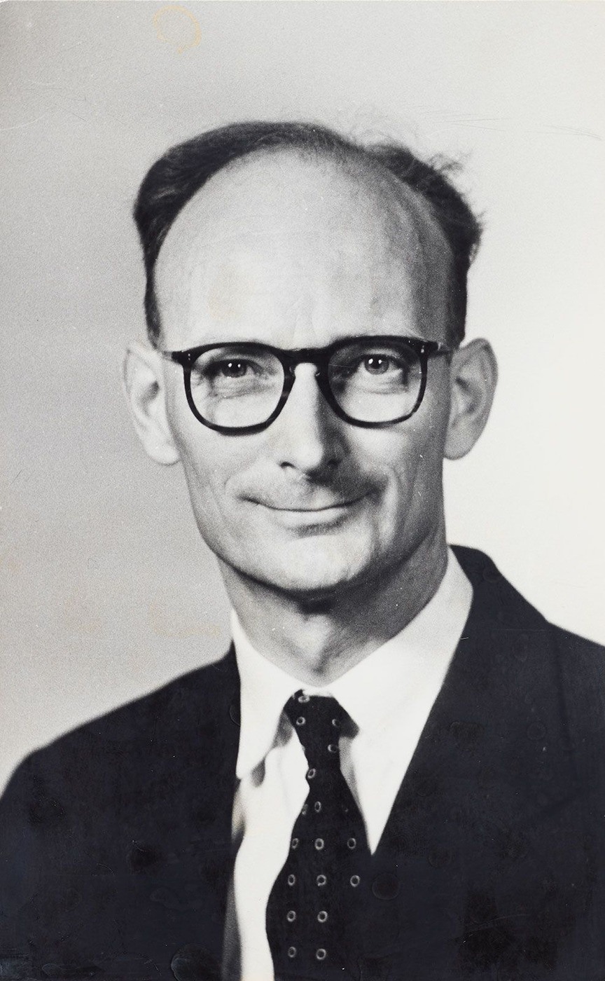 J. L. Austin, 1951 portrait by Ramsey and Muspratt