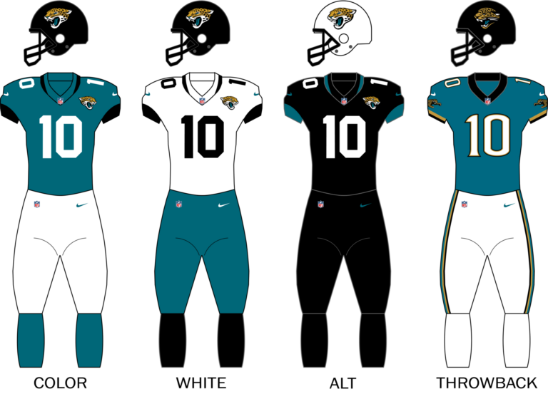 Jacksonville Jaguars uniform graphic