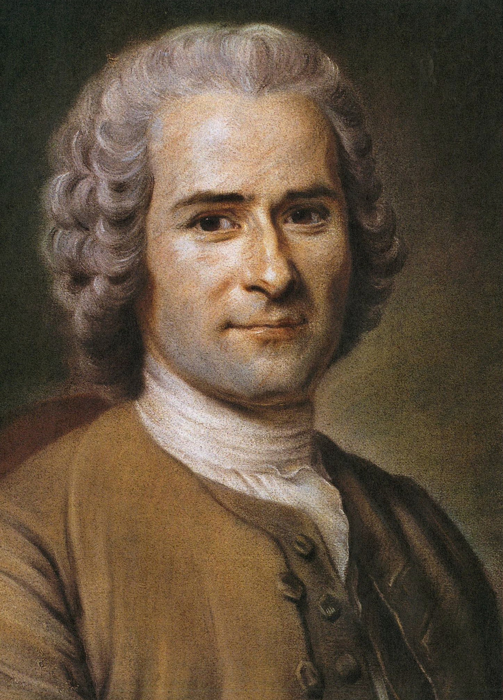 Maurice Quentin de La Tour portrait of Jean-Jacques Rousseau, 1753
