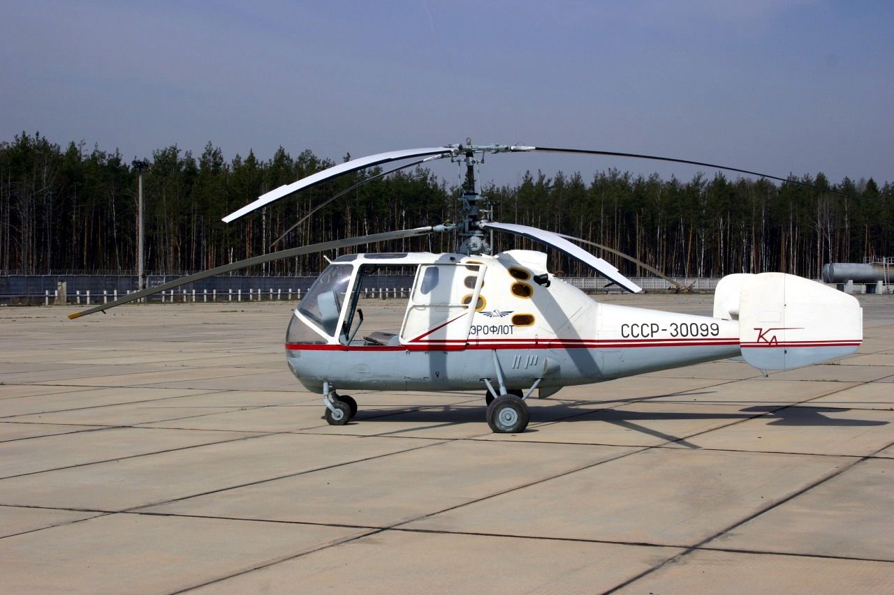 Kamov Ka-15 helicopter in service view