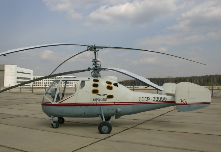 Kamov Ka-15 helicopter ground view