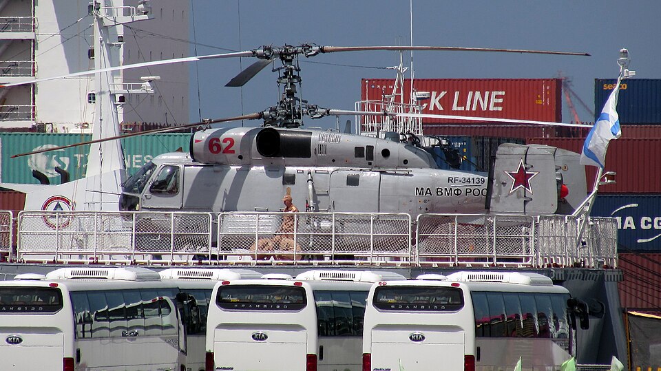 Kamov Ka-27 - Admiral Vinogradov - Ka-27 Helicopter Left Side View
