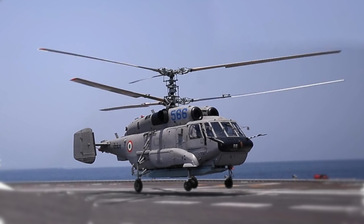 Kamov Ka-31 - Kamov Ka-31 of Indian Navy onboard INS Vikramaditya