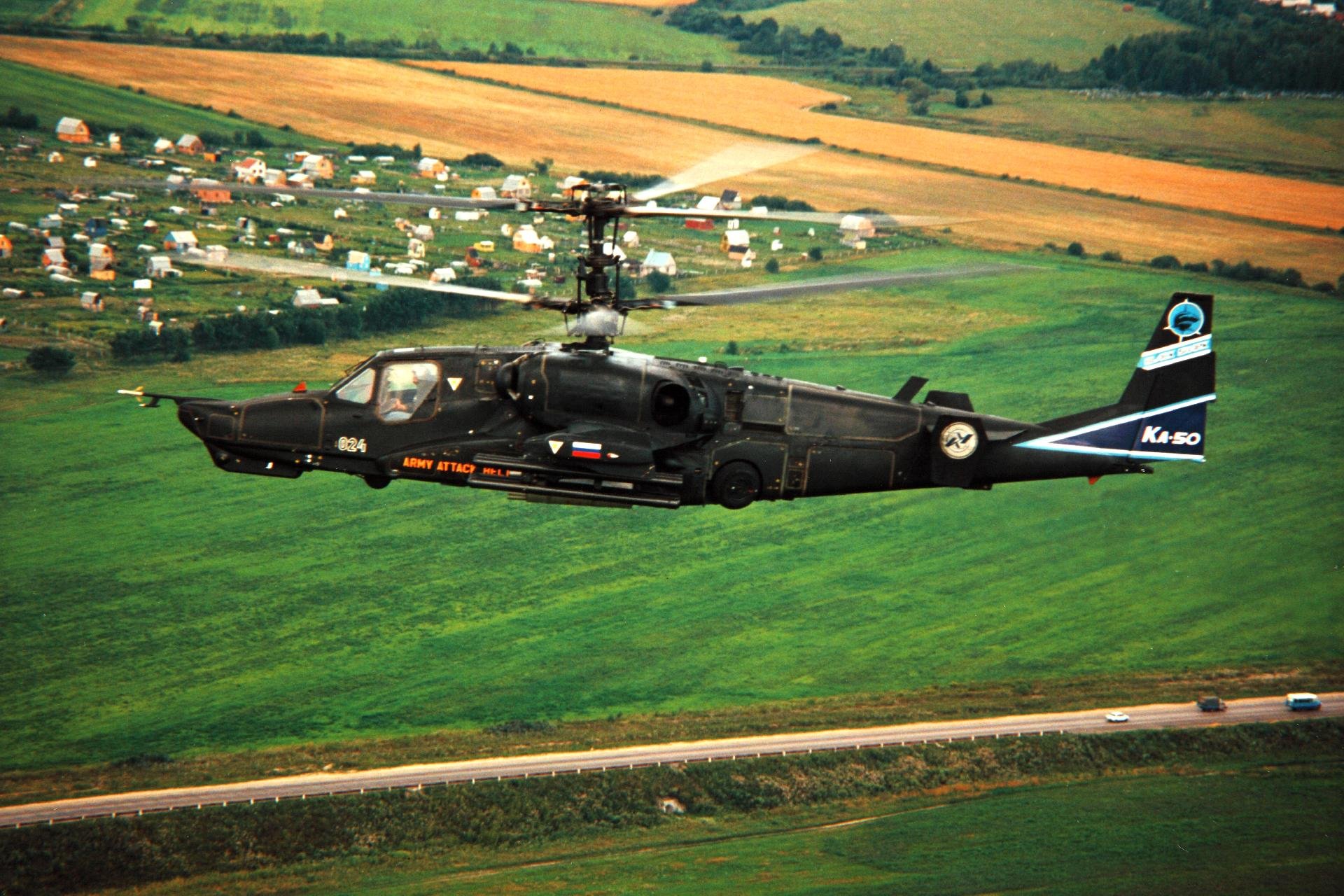 Kamov Ka-50 - kamov, Ka 50, Black, Shark, Gunship, Attack, Helicopter, Military