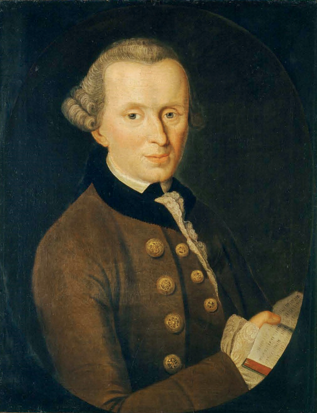 Johann Gottlieb Becker portrait of Immanuel Kant