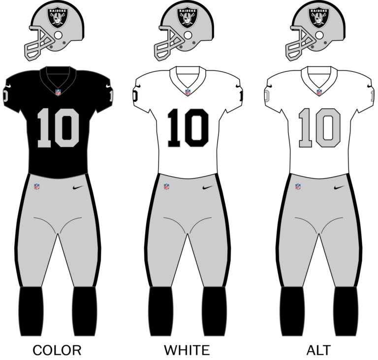 Las Vegas Raiders uniform graphic