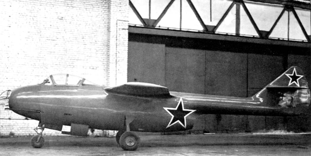 Lavochkin La-150 test aircraft view