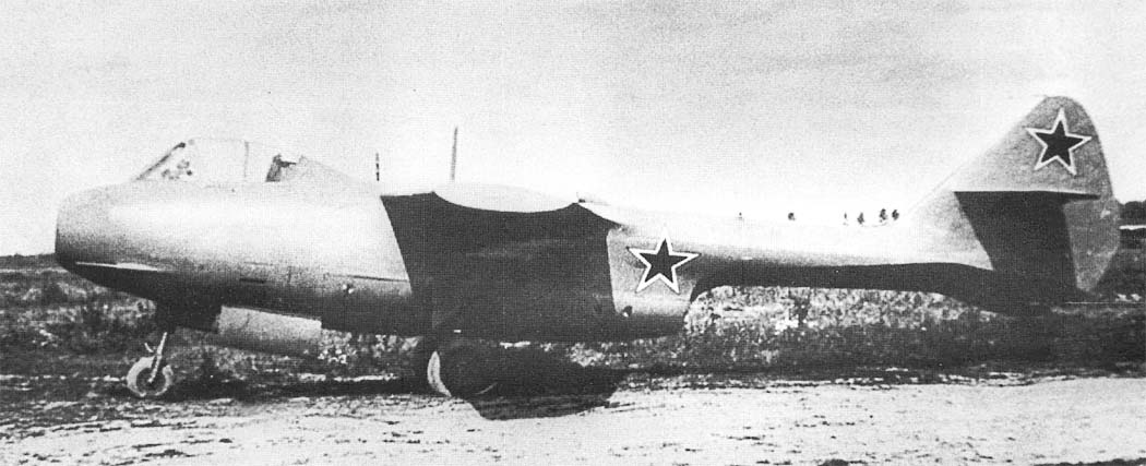 Lavochkin La-150 early jet fighter aircraft