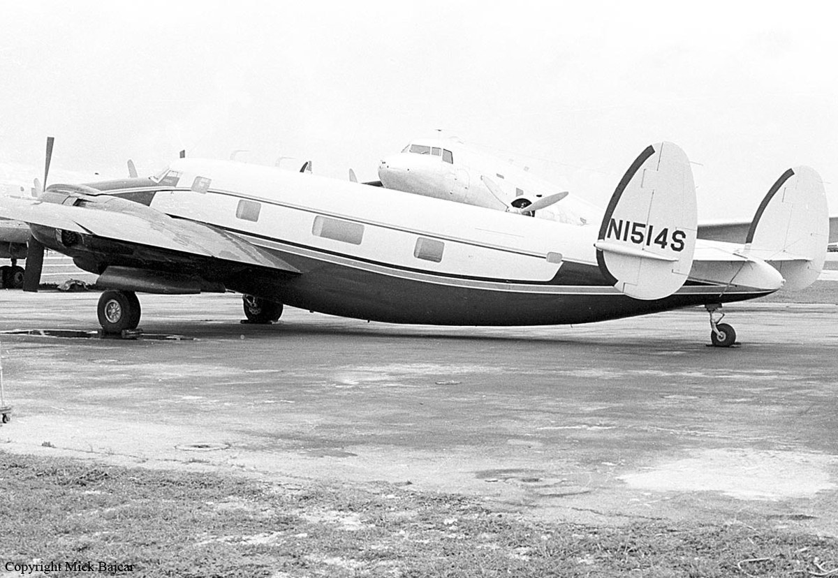 Black-and-white side view of PV-1 Ventura N15149 parked on a ramp.