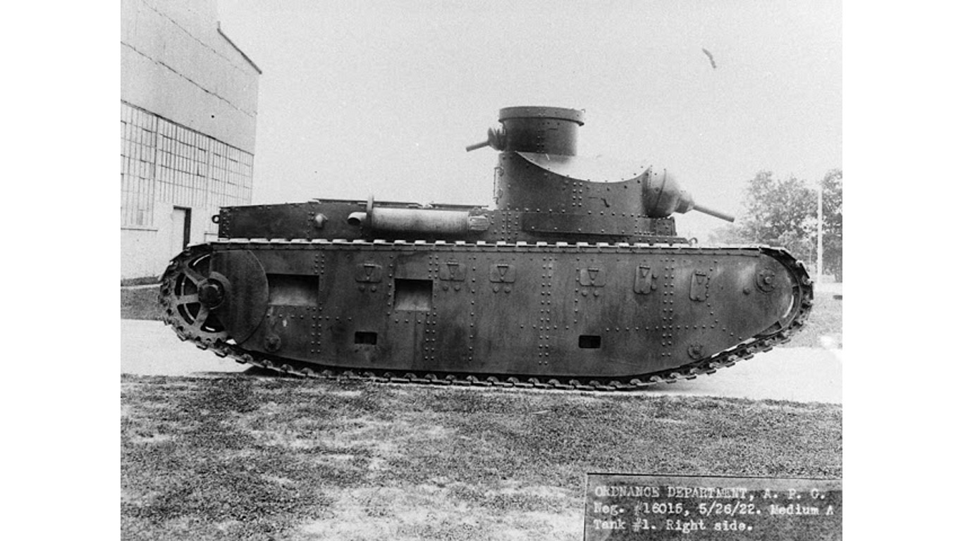 M1921 Medium Tank military land vehicle image 1