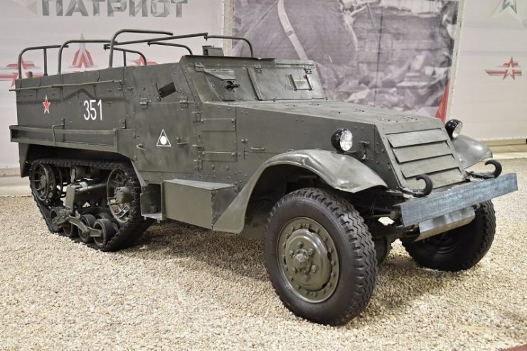 M3 Half-track military land vehicle image 1