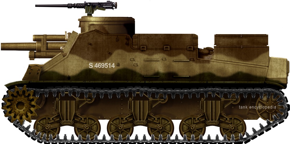 M7 Priest military land vehicle image 1