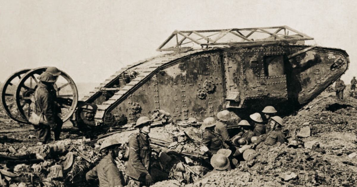 Mark I Tank military land vehicle image 1