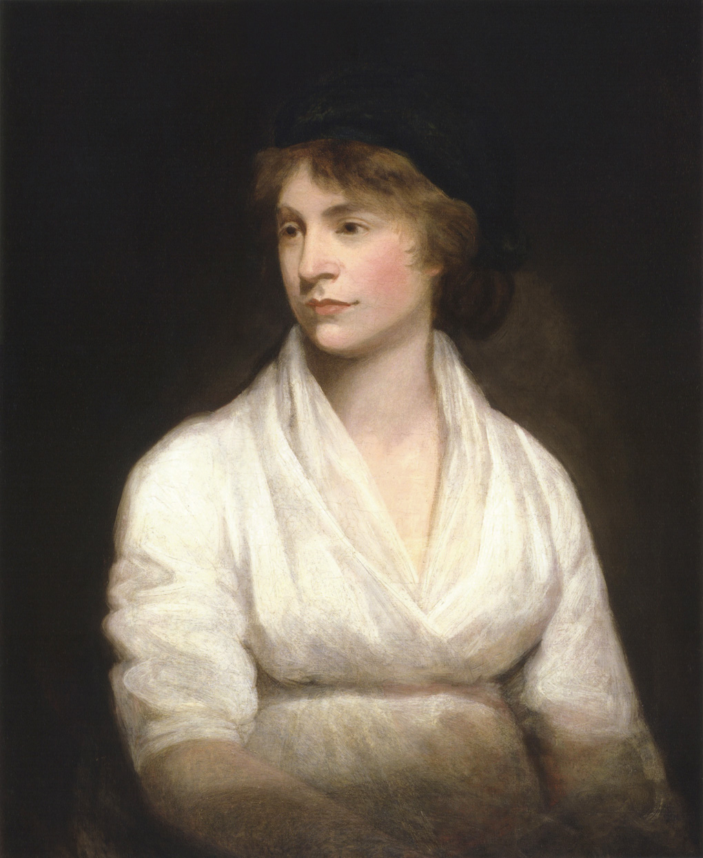 Mary Wollstonecraft by John Opie, c. 1797, National Portrait Gallery