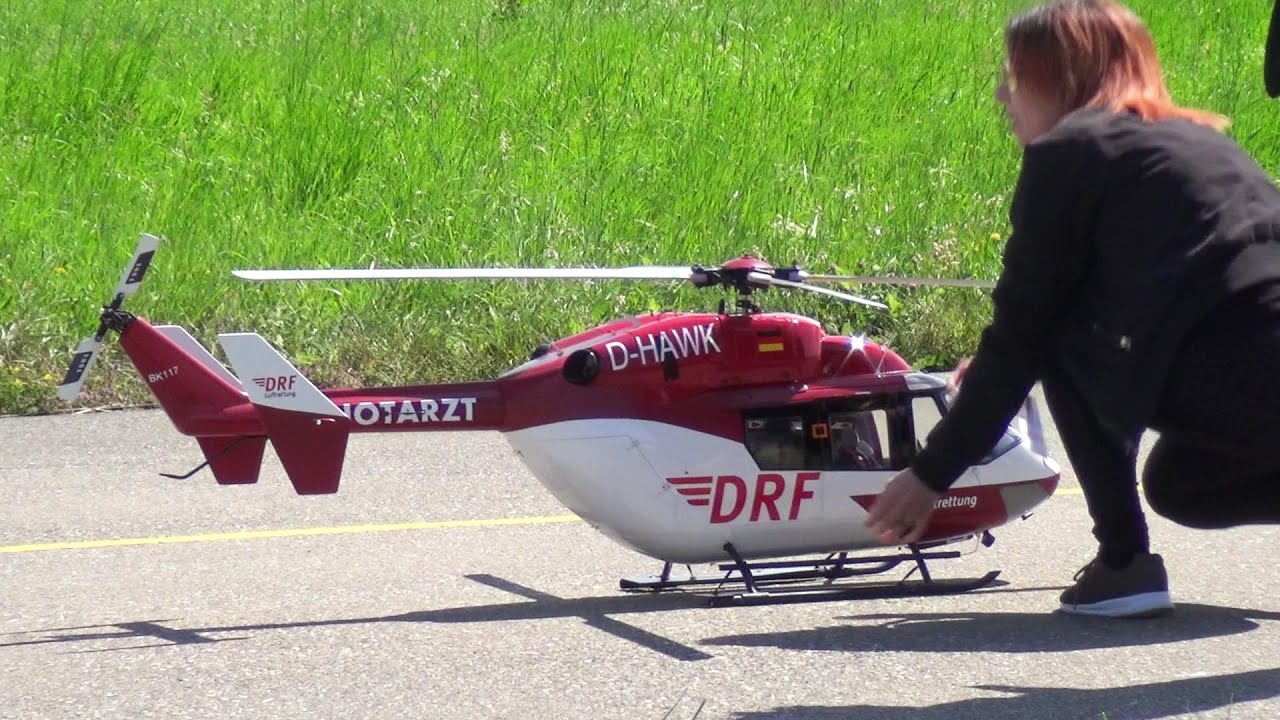 MBB/Kawasaki BK 117 - MBB/Kawasaki BK-117 DRF RC Scale Helicopter Girl-Power Model by Stefani