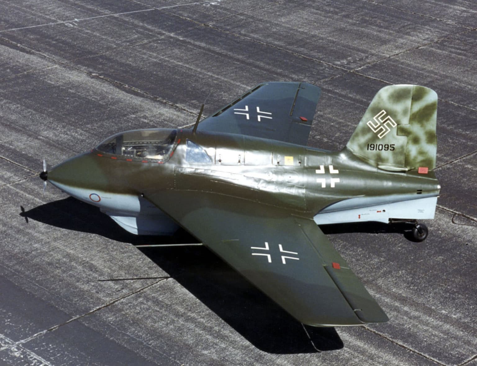 Messerschmitt Me 163 Komet - Messerschmitt Me 163B at the National Museum of the United States Air Force