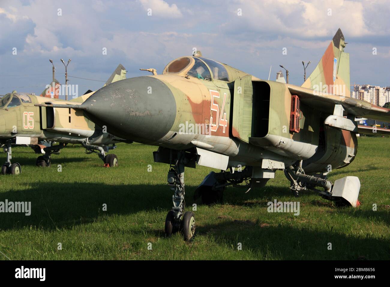 Mikoyan-Gurevich MiG-23 - Exterior view of a Mikoyan-Gurevich MiG-23 "Flogger" third-generation