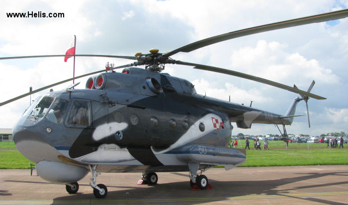 Mil Mi-14 - Detailed history and photos of helicopter Mil Mi-14PL Haze Serial A1001 Register 1001 used by Marynarka Wojenna (Polish Navy) Track servi...