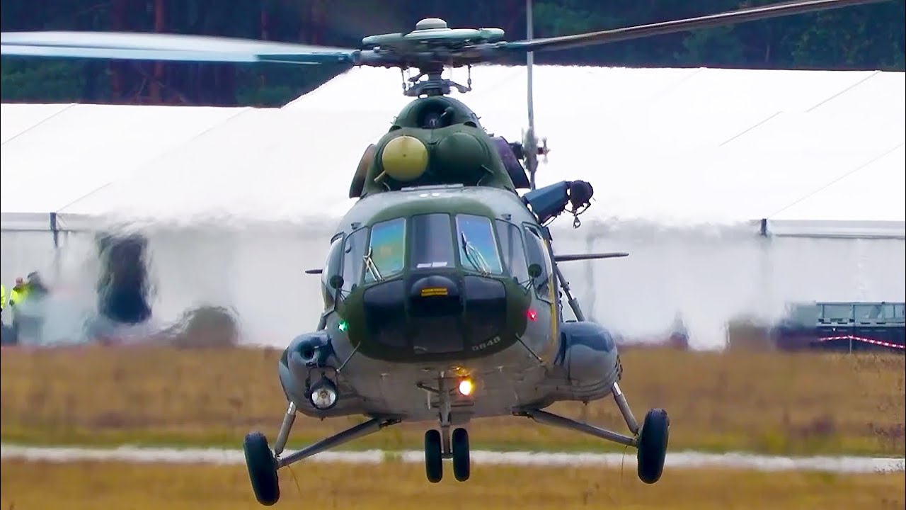 Mil Mi-17 - [4K] Czech Mil Mi-17 Hip Helicopter Arrives at Eindhoven - YouTube