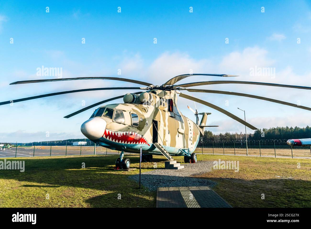 Mil Mi-26 - Minsk, Belarus - January 29, 2025: Mil Mi-26 HALO Soviet and Russian
