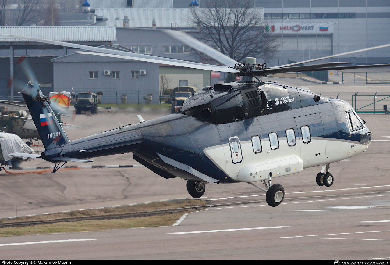 Mil Mi-38 - 14341 Russian Helicopters Mil Mi-38-2 Photo by Maksimov Maxim ID