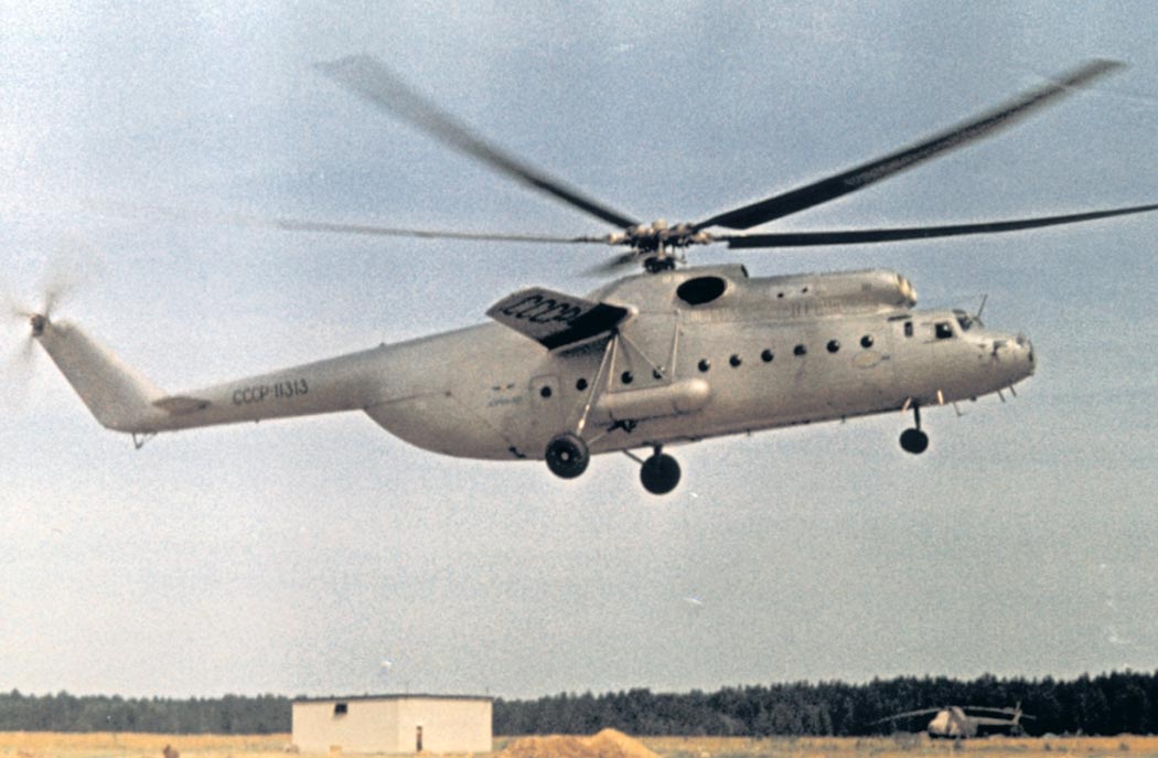 Mil Mi-6 heavy-lift helicopter in flight
